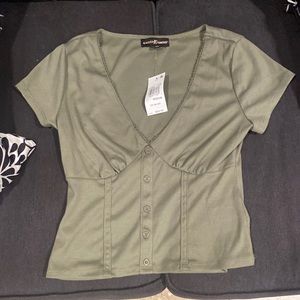 Olive green shirt
